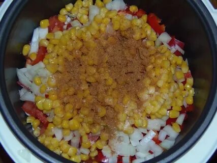 Фарш с кукурузой