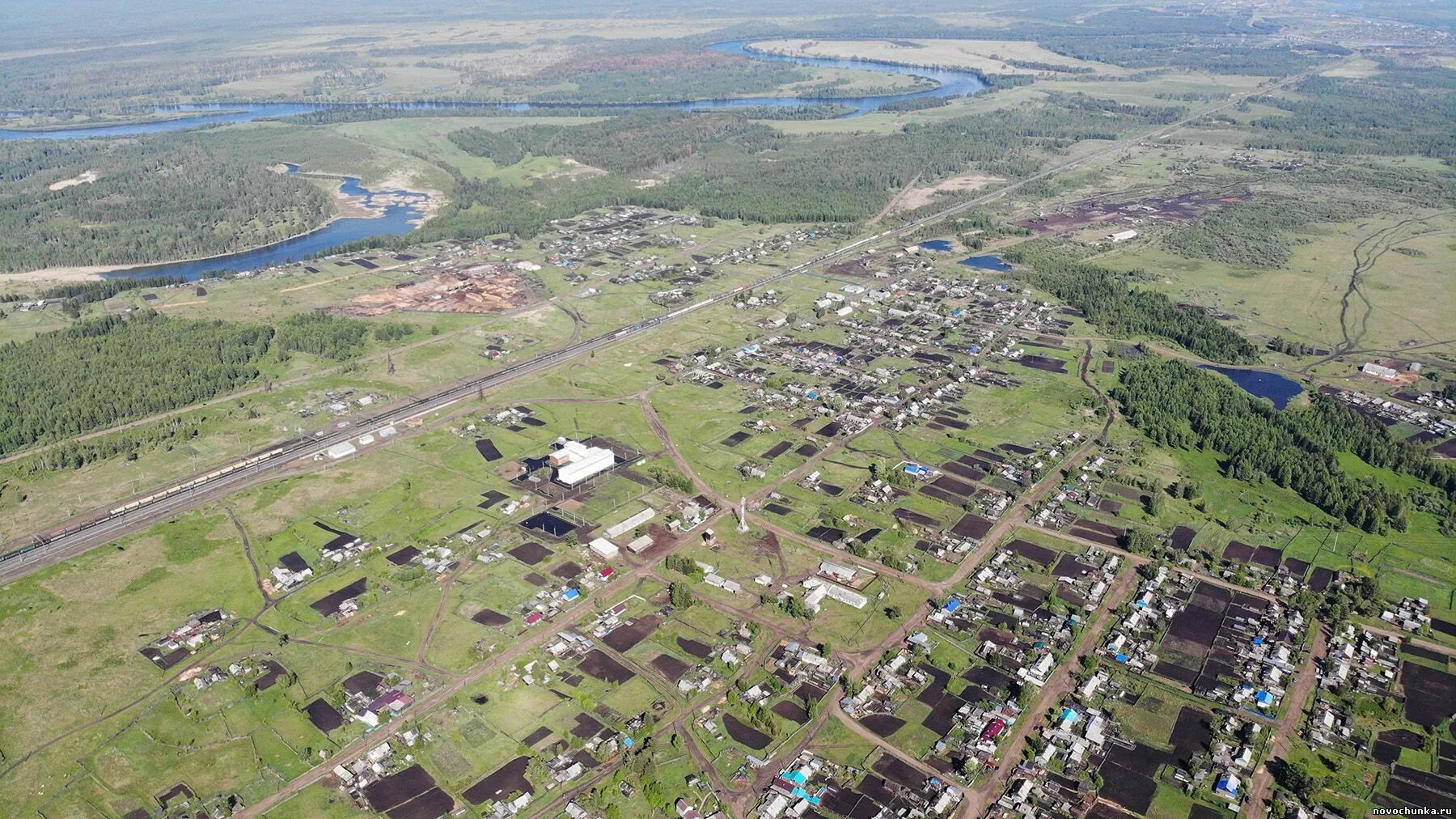 Поселок октябрьский чунского