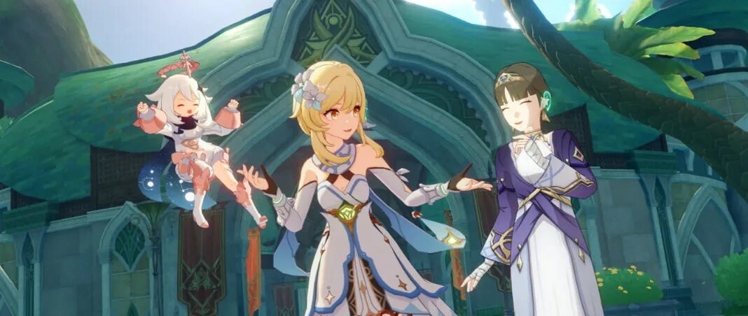 Сумеру дендро. Лес авидья геншин импакт. Обнова геншин импакт. Зельда и геншин. Нилоу геншин.