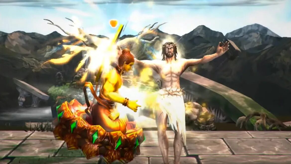 Fight of gods. Файтинг про богов. Битва богов. Игра мангаджонг. Игра про богов стим.