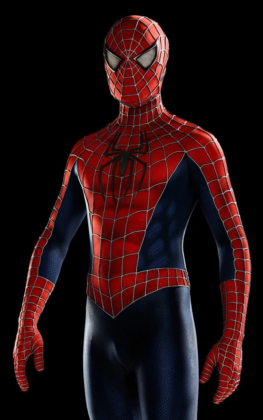 Спайдермен все части. Sam Raimi Spider man Suit 2002. Костюм Spider man 2002. Человек паук Сэма Рэйми 3. Человек паук Сэма Рэйми в полный рост.