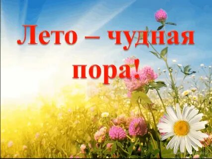 Начало летней поры