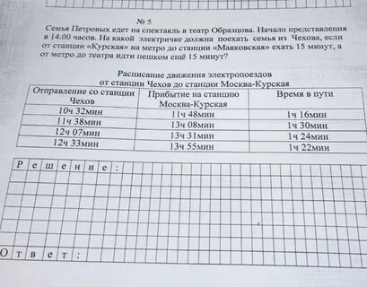 Семья впр