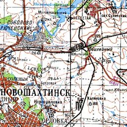 Карта новошахтинска ростовской
