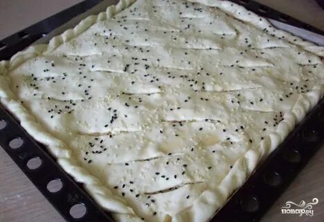 Пирог с кунжутом