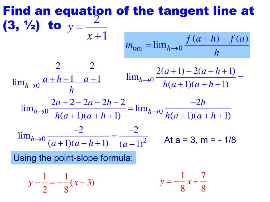 Find tangent line. Tangent line formula. equation of tangent line. tangent line formula slope. normal line equation.