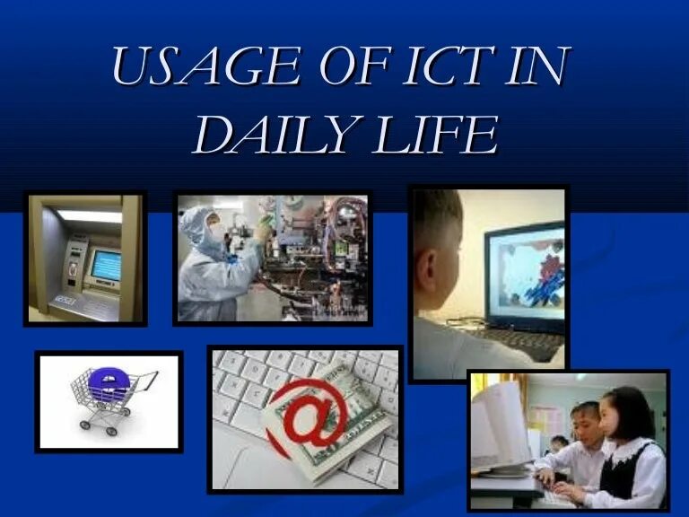 Computers in daily life. Computers in daily life