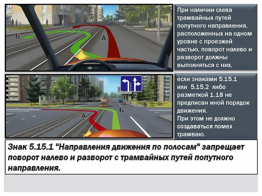 Направлениями должны стать. Сплошная разметка перед перекрестком. Поворот налево с трамвайных путей ПДД. Поворот на трамвайных путях ПДД. Левый поворот с трамвайных путей ПДД.