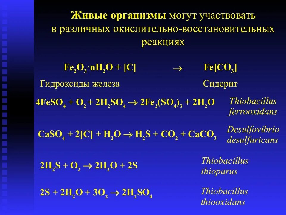 Fe2o3 s реакция