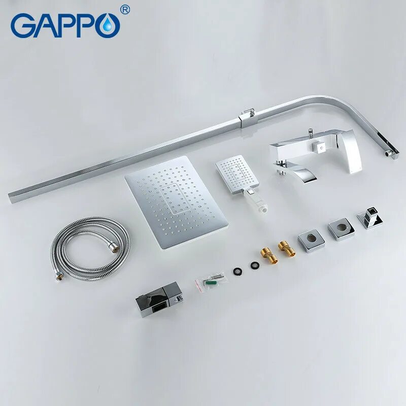 G2407-8 смеситель Gappo. Душевая система Gappo g2407-8. Гаппо 2407-8. Душевая стойка Gappo g2407-8.