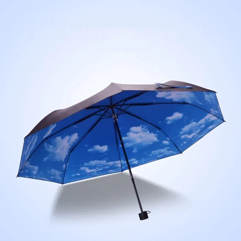 Какой зонт выбрать. Зонт складной «Blue Skies». Зонт-складной "голубое небо".mo-2521. Парасоль зонт от солнца. Зонт голубой.
