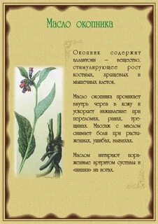 Что лечит окопник