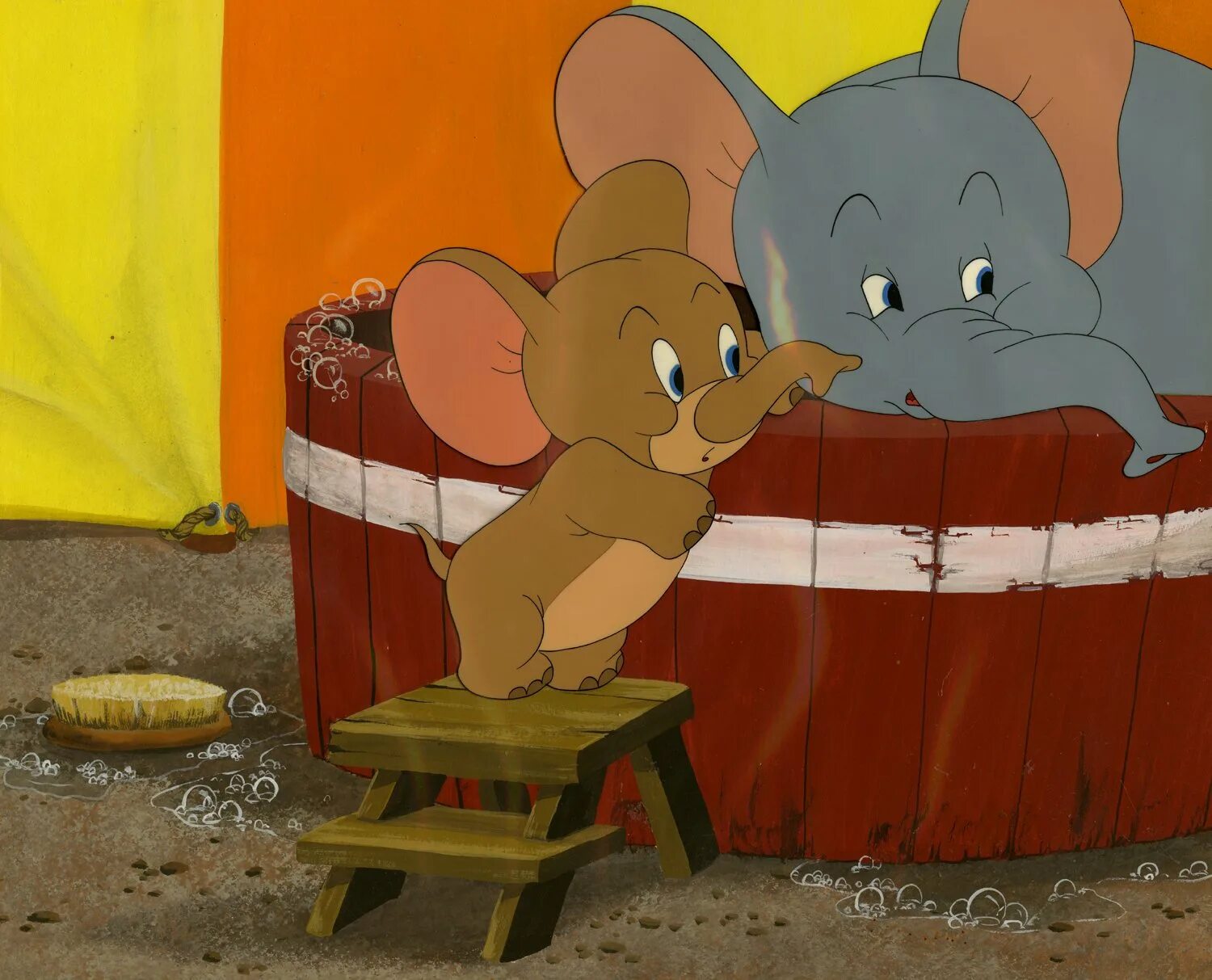 Большой джерри. Tom and Jerry 1953. Том и Джерри Jerry and Jumbo. Большой мышонок Джерри. Том и Джерри Джерри и Слоненок.