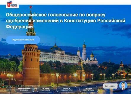 Голосование 2020 вопросы
