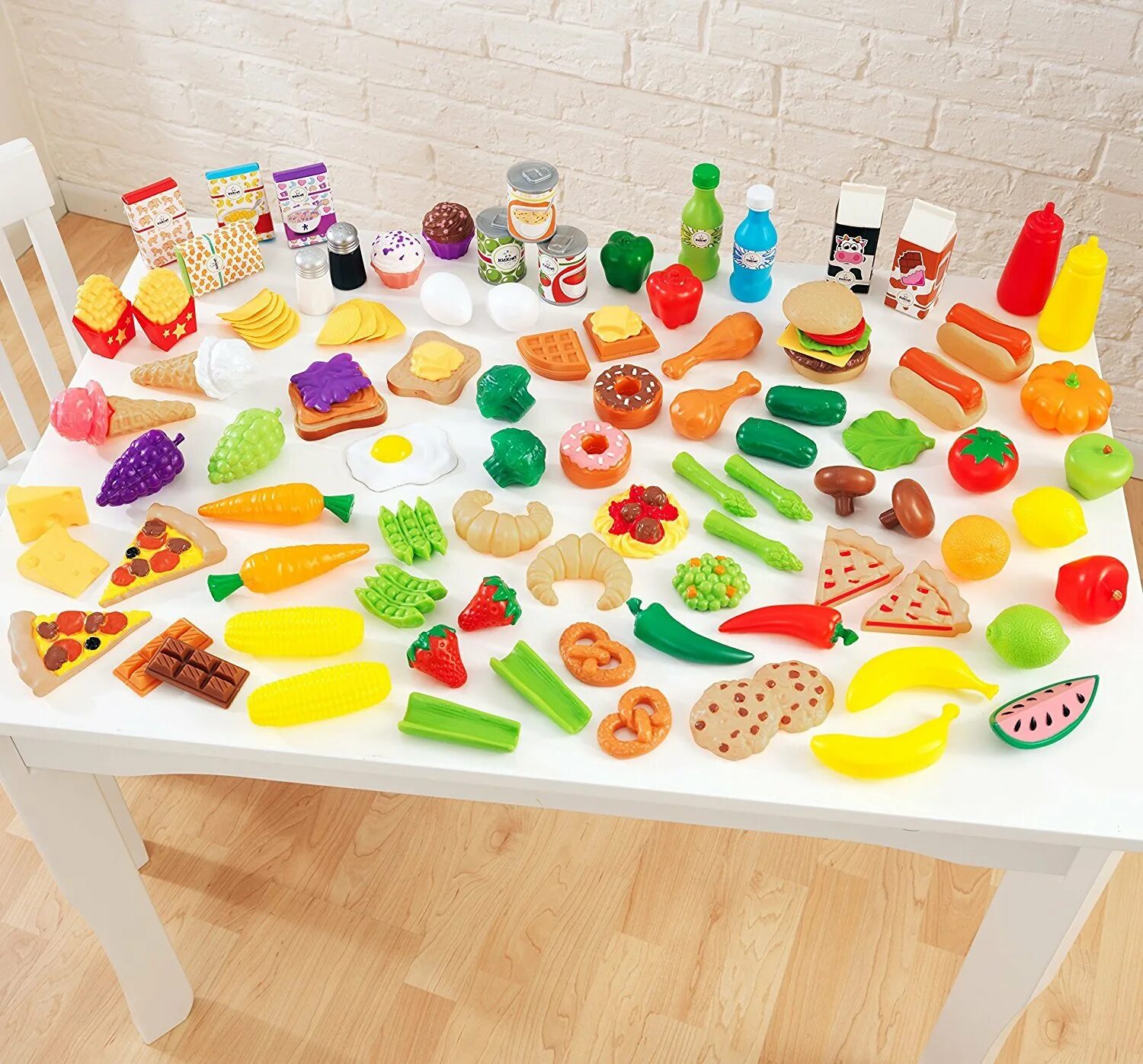Игрушки вкусно. Kidkraft набор еды вкусное удовольствие 115 элементов. Кидкрафт набор еды. Набор продуктов kidkraft вкусное удовольствие 63330_ke. Набор продуктов огонёк продукты с-885.
