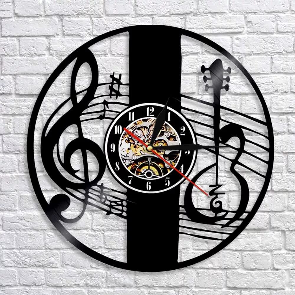 Handmade Music V.5 Vinyl Clock Buy on G4SKY.net
