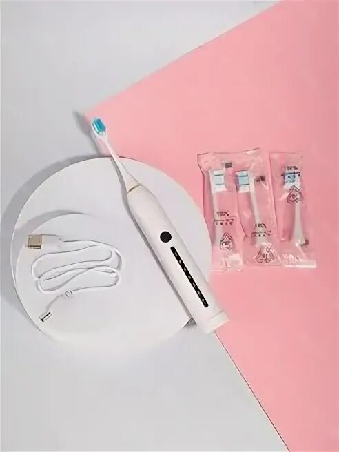 Зубная щетка x7. Насадки sonic toothbrush x7. электрическая зубная щетка toy chi x7 sonic toothbrush white.