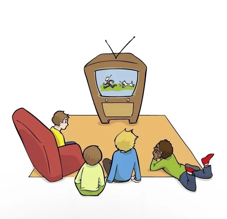 Look they watch tv. Телевизор мультяшный. Телевизор для детей. Телевизор рисунок. Телевизор для детей мультяшный.