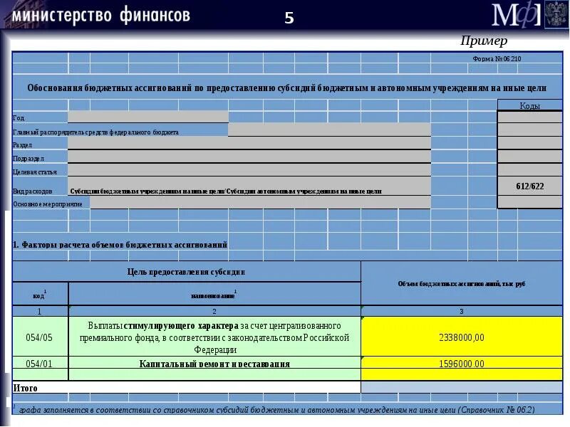 Целевые субсидии косгу. Обоснование бюджетных ассигнований пример. перечень субсидий на иные цели для бюджетных учреждений. обоснование целевой субсидии.