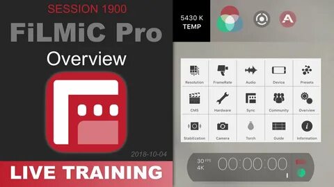 Filmic pro