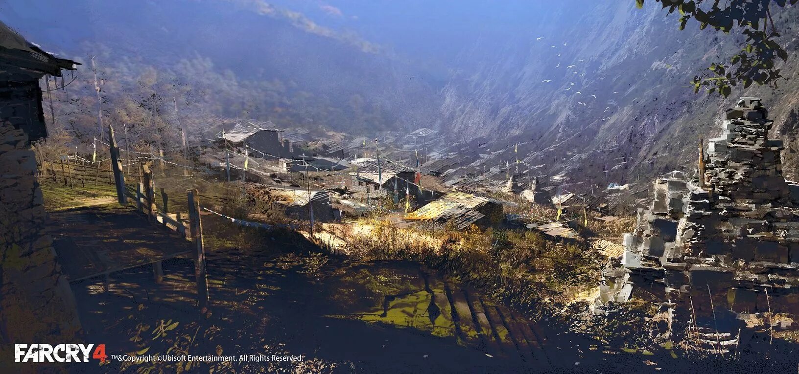 Кират фар край 4. Королевство Кират. Far Cry 4 Concept Art. Фар край 4 деревня.