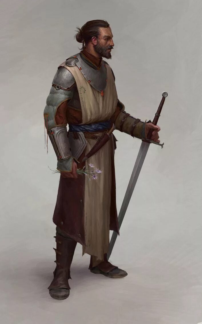 A rogue guard in a medieval