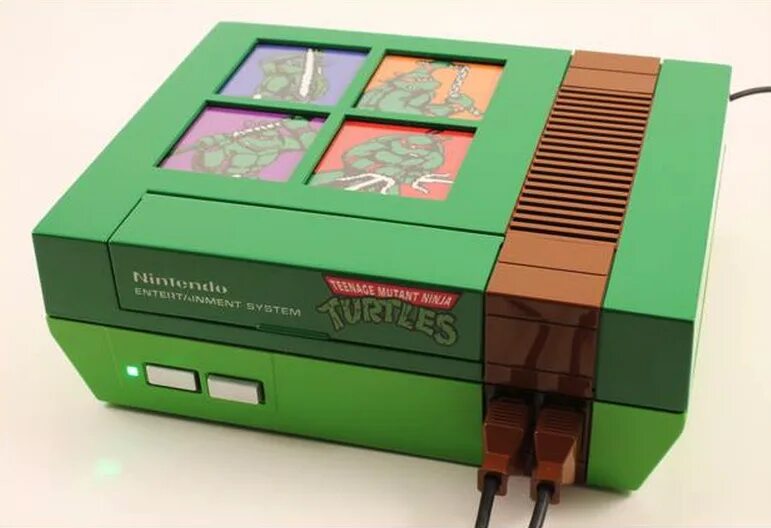 Turtles nes. Черепашки ниндзя NES. Teenage Mutant Ninja Turtles 1 NES. Teenage Mutant Ninja Turtles NES 1989. Моддинг старых консолей NES.