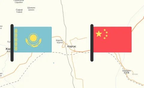 Граница казахстана и китая