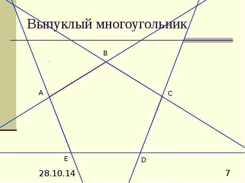 Пересечение двух многоугольников
