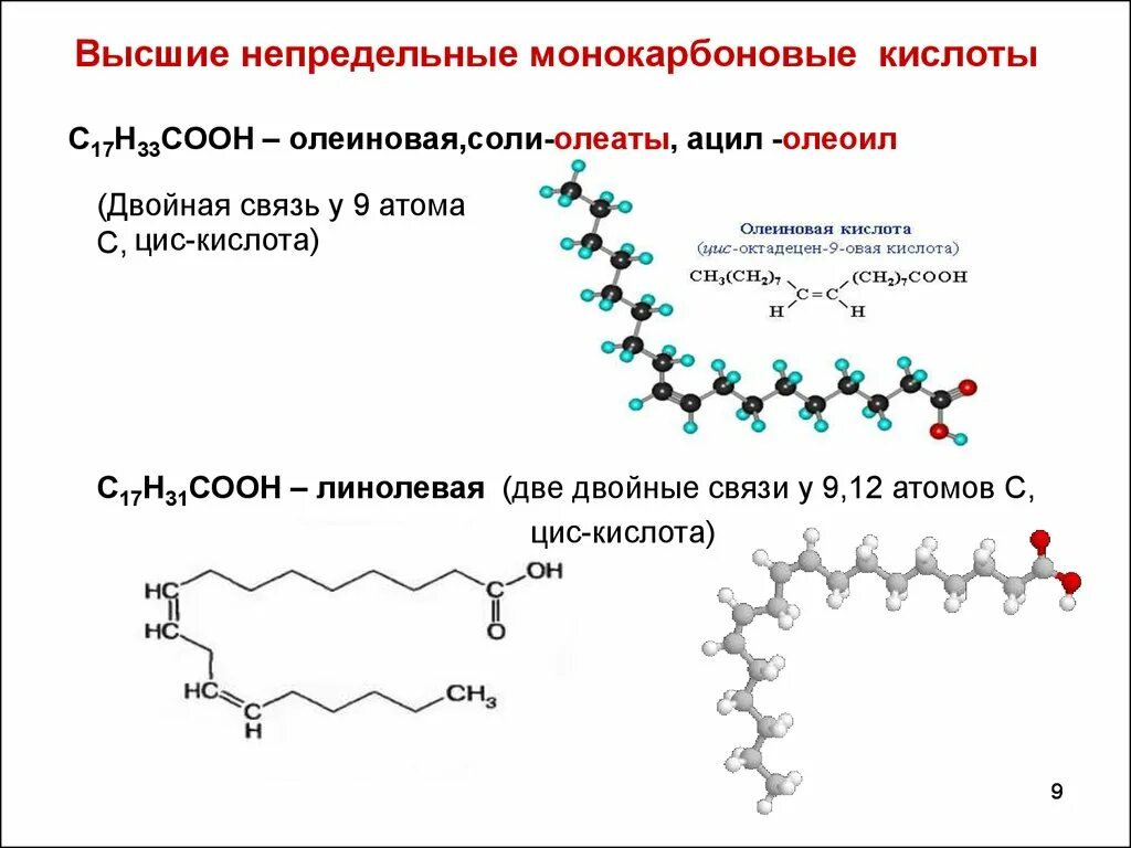 Линолевая кислота свойства. Карбоновые кислоты линолевая. Олеиновая кислота структурная формула. Олеиновая карбоновая кислота формула. Двойных связей в олеиновой кислоте:.