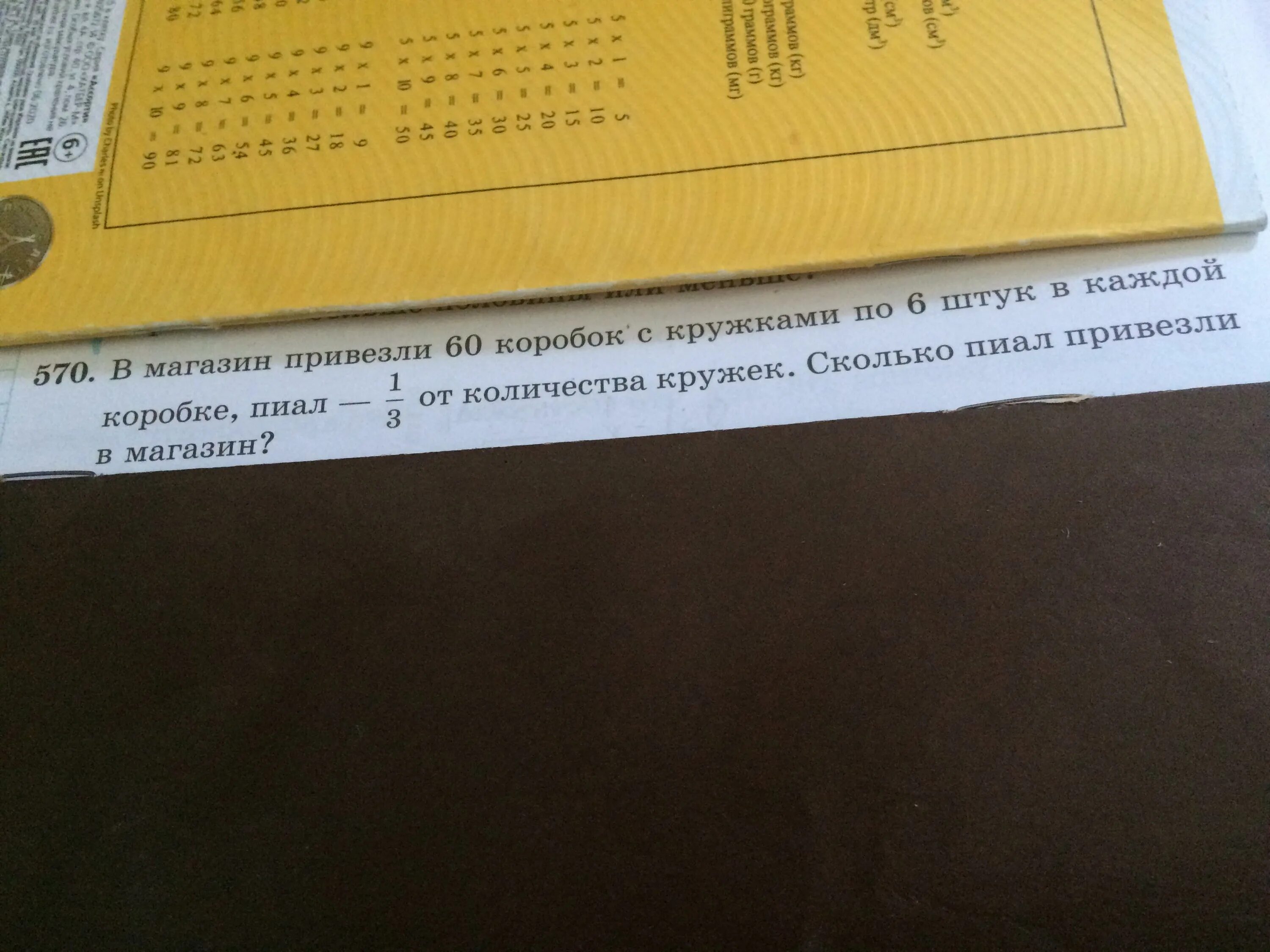 В школьную библиотеку привезли 6 одинаковых пачек. В коробке 60 чашек по 6 чашек. В магазин привезли 250 коробок в каждой коробке. В магазине привезлим 60коробок с кружками. В магазин привезли штук.