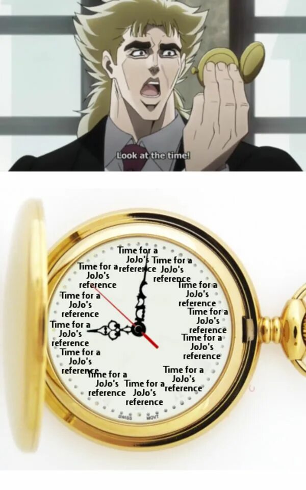 Oh look at the time