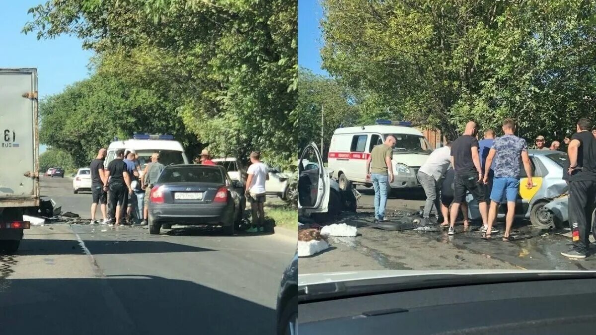 В Ростове в ДТП с участием Mercedes-Benz пострадали четыре человека - KP.RU