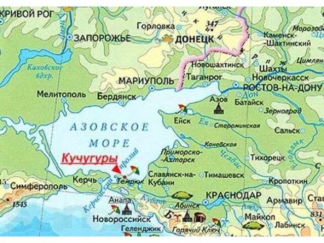 Азовское море Кучугуры на карте. Поселок Кучугуры на Азовском море на карте. Кучугуры Краснодарский край на карте. Пос Кучугуры на Азовском море на карте. Города расположенные на азовском море