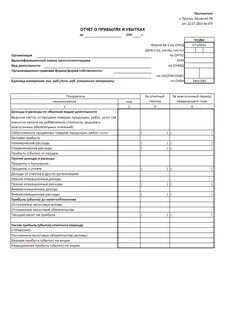 Форма 2 и 4 бухгалтерской отчетности