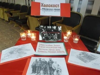 Мероприятия памяти жертвам холокоста