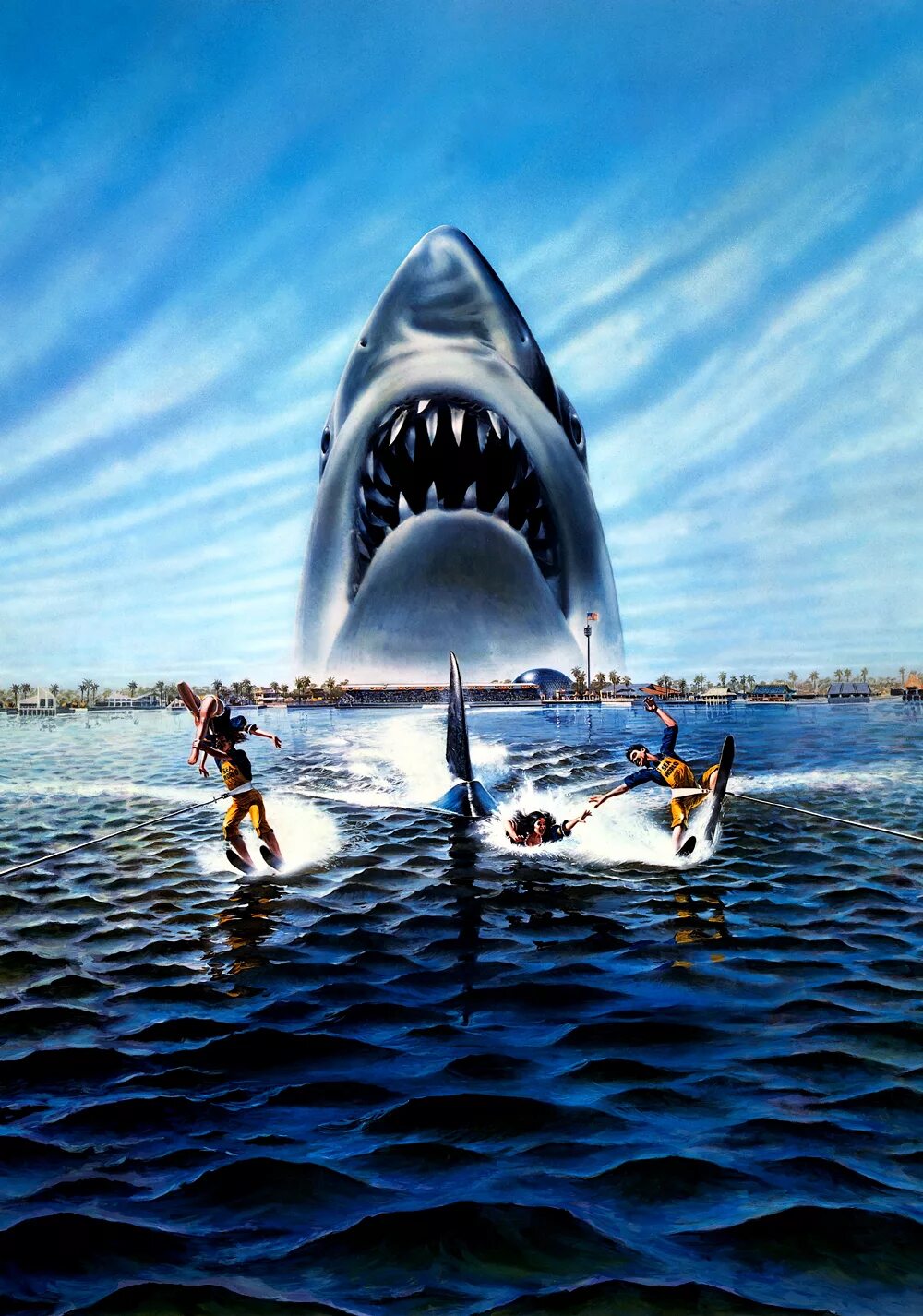 Jaws. Челюсти 3 / jaws 3 (1983). челюсти 3 фильм 1983 постер. стивен спилберг челюсти. jaws 3 1983 постеры.