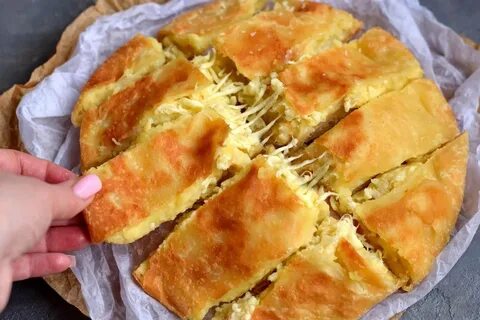Лепешки с начинкой в духовке