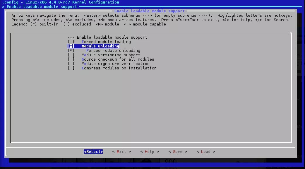 Make modules install