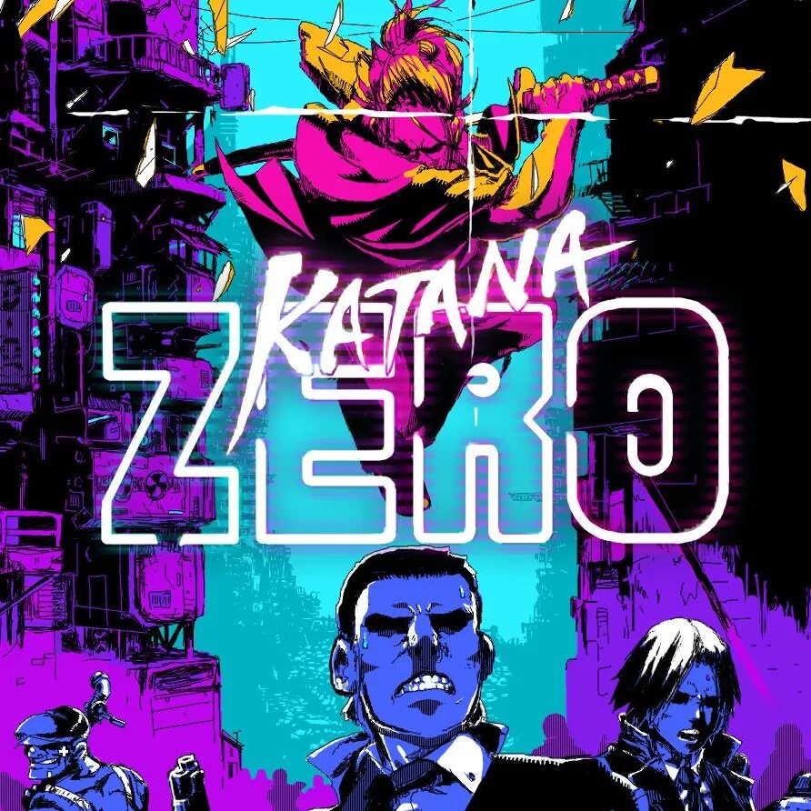 Катано зеро. Katana zero. катана зеро постер. катана зеро обложка. катан зеро игра.