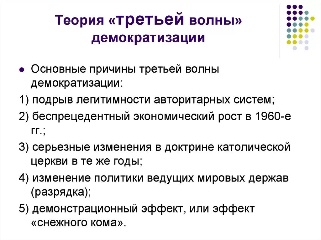 Теория 3 волны. Главные потоки третьей волны демократизации в мире. 3 Волны демократизации по Хантингтону. Концепция волн демократизации с Хантингтона. Третья волна демократизации причины.