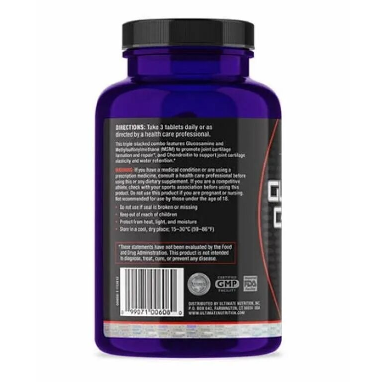 Glucosamine Chondroitin 90 таб. Ultimate Nutrition глюкозамин Glucosamine Chondroitin MSM. Tab Glucosamine Chondroitin MSM.