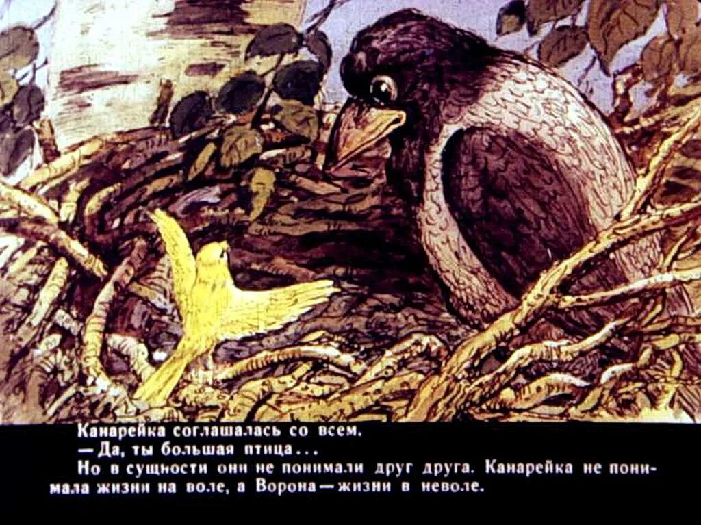 Про воронушку черную головушку и желтую. Сказка про воронушку мамин сибиряк. ворона и канарейка мамин сибиряк. сказки мамина сибиряка про воронушку черную головушку.