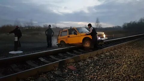Видеоролик на железной дороге