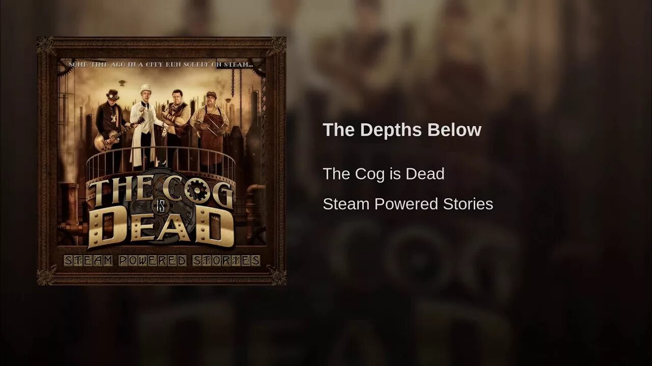 Below empty. From the depths. the death of the cog. below the depths. the cog is dead - catching fire (cover).