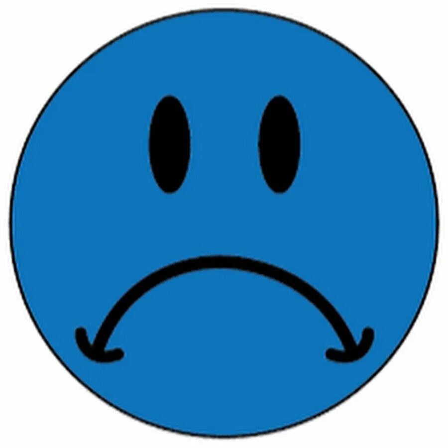 Sad blue