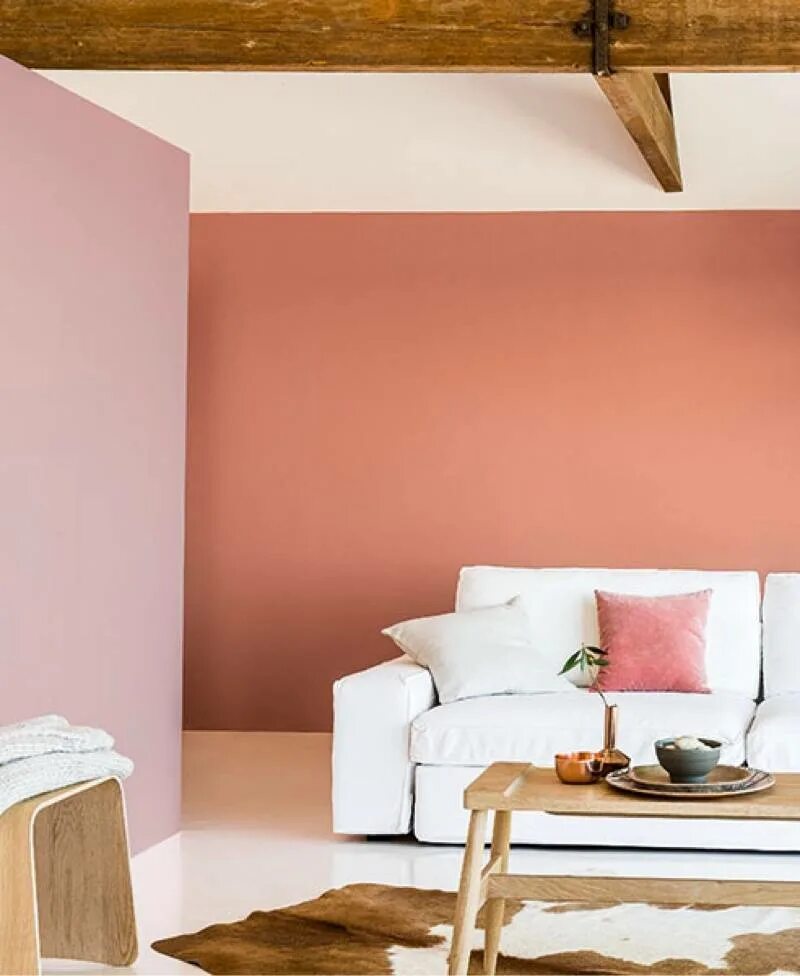 Стены разными цветами. Dulux краска терракотовый. терракотовая палитра dulux. крашеные стены. покрашенные стены.