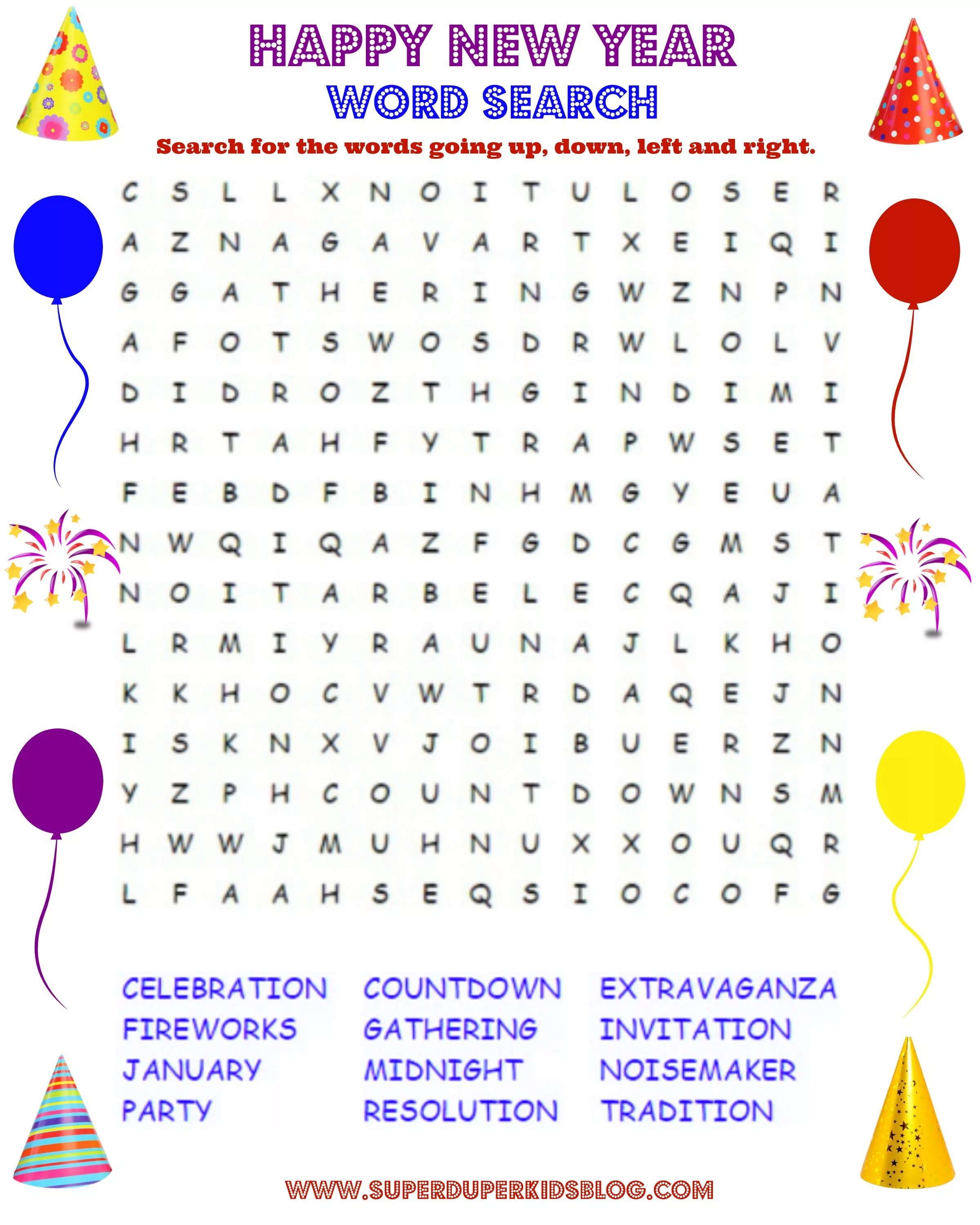 Найди слово новый год. New year Word search. New year Wordsearch for Kids. New year Word search for Kids. Wordsearch Happy New year.