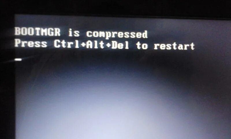 Bootmgr is compressed. Press Ctrl+alt+del to restart. Bootmgr is compressed как исправить ошибку. Bootmgr is missing Press Ctrl+alt+del. Press to reboot