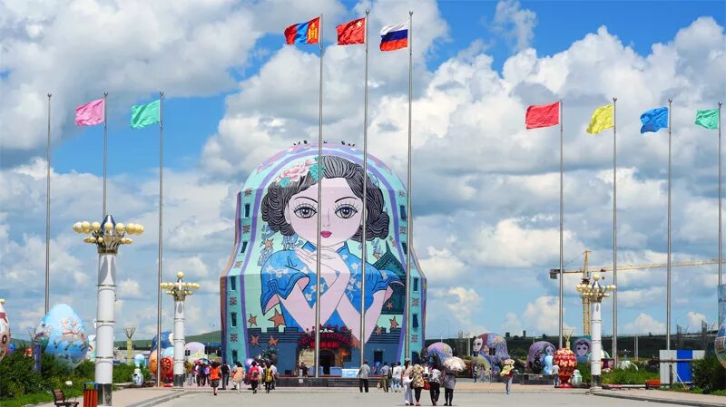 самая большая матрешка в китае г. матрешка в маньчжурии.